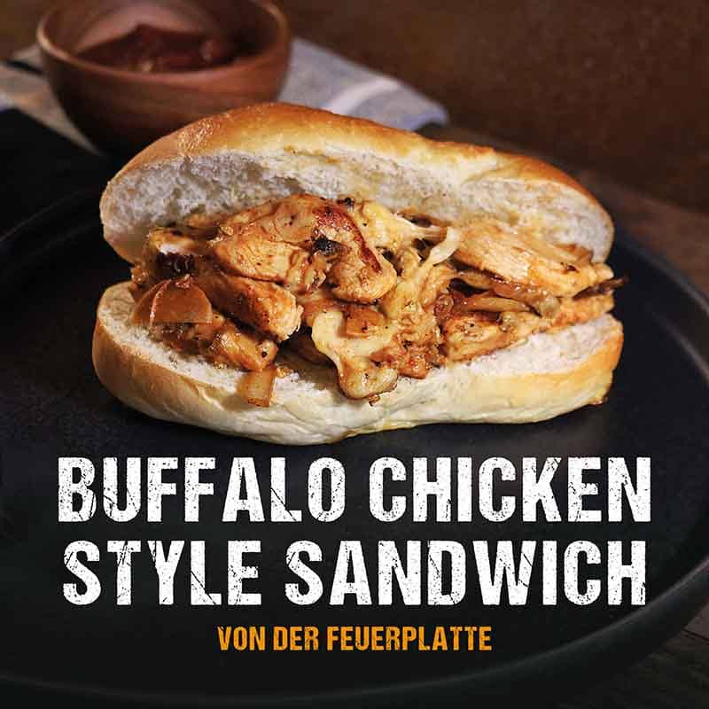 Grillrezept: Buffalo Chicken Sandwich