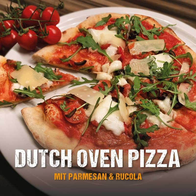 Knusprige Dutch Oven Pizza