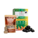 Räucherholz Whiskey und KOKOKO EGGS Grillkohle im Set