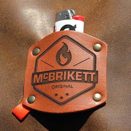 Grillschürze von McBrikett aus Leder