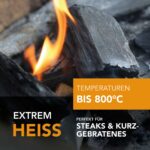 Holzkohle BIG WATTLE von McBrikett - glüht extrem heiß