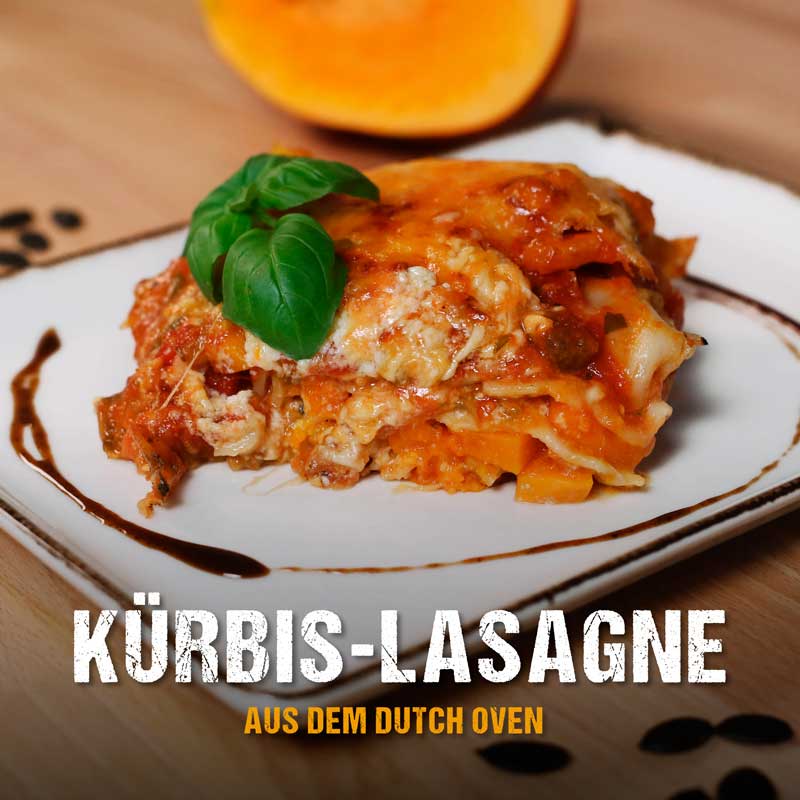 McBrikett Blog Dutch Oven Rezept Kürbis-Lasagne Titelbild