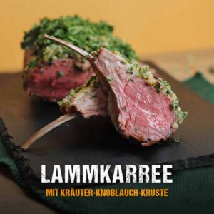 McBrikett Blog Grillrezept Lammkarree Titelbild